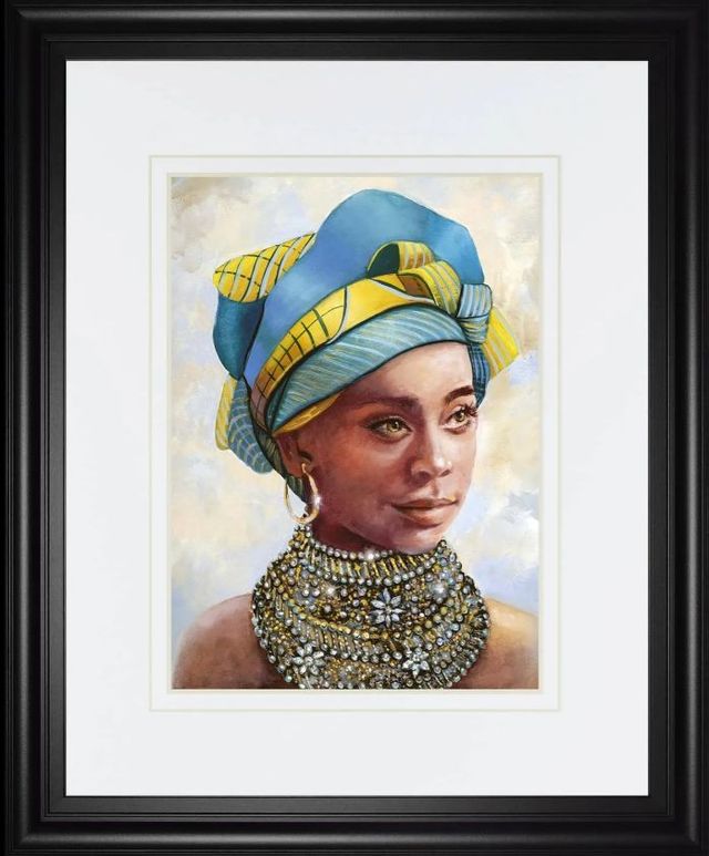 Classy Art Soulful Black Beauty I BY Donna Brooks Wall Art-0