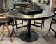 Nest Home Collections Sadie Antique Black 60" Round Counter Table-0