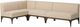 Four Hands Ellington 3-Piece Irving Flax L-Shape Dining Banquette-0