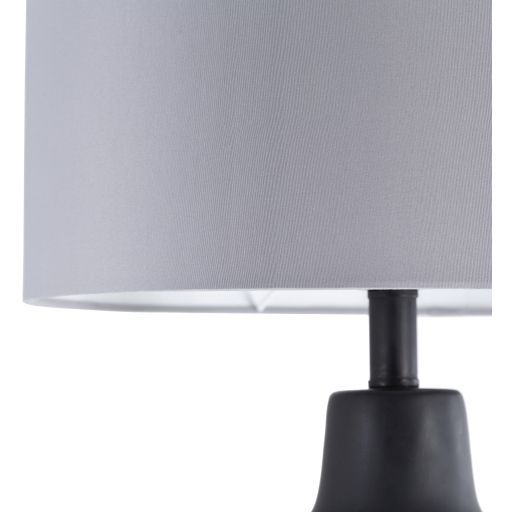 Surya Foreman Black Concrete Table Lamp-1