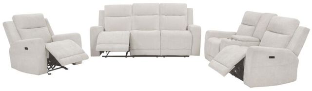 Coaster® Kennett 3-Piece Ivory Power Reclining Sofa Sets-0