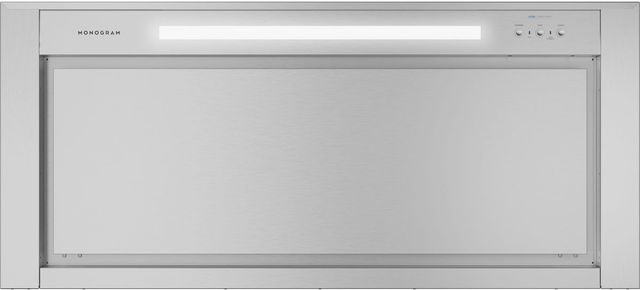 Monogram® 48" Stainless Steel Wall Mounted Range Hood with Air Quality Sensors-1