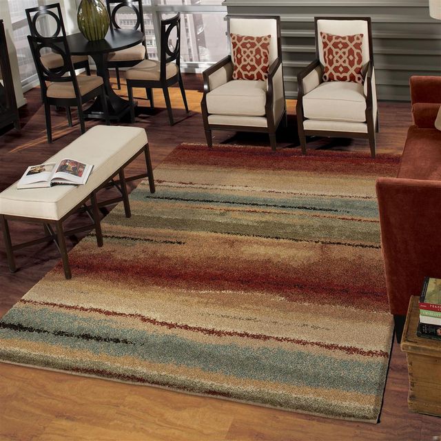 Orian Wild Weave Dusk To Dawn Multi 6'7" x 9'8" Rug-1