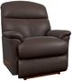 La-Z-Boy® Reed Tobacco Leather Manual Rocking Recliner-0