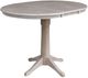 John Thomas Furniture® Dining Essentials Taupe Gray Extension Table Top-0