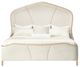 Michael Amini® Malibu Crest Chardonnay/White California King Upholstered Panel Bed-3