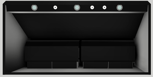 Vent-A-Hood® 48" Wall Mount Range Hood-Black-3
