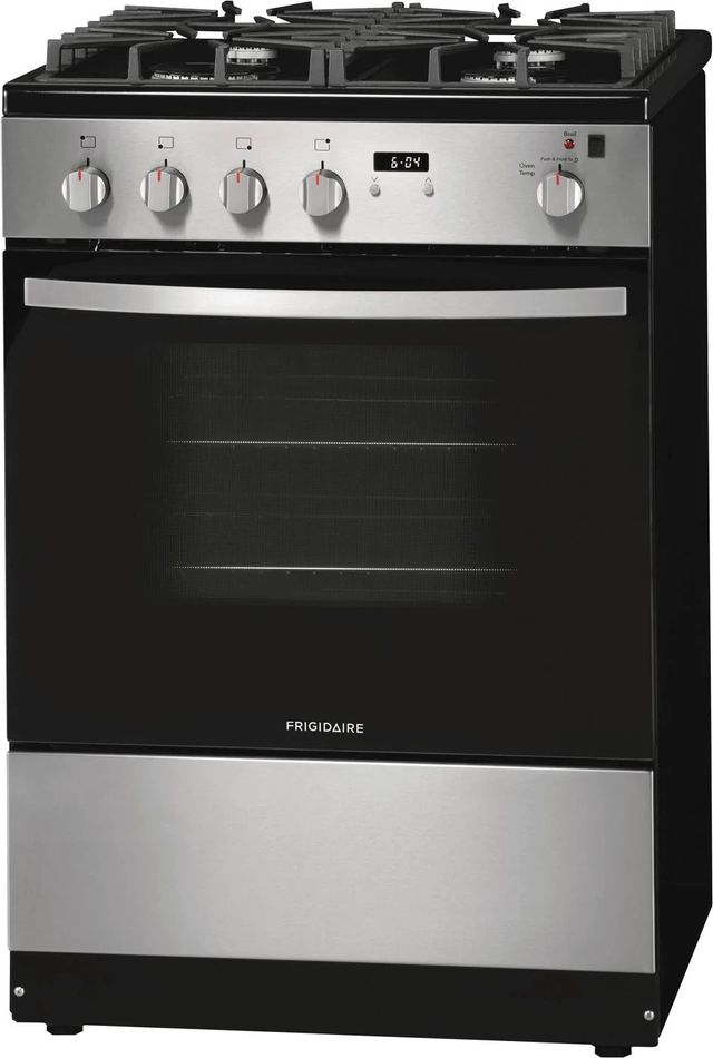 Frigidaire® 24" Stainless Steel Freestanding Gas Range-3