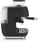Smeg 50's Style Matt Black Espresso Machine with Grinder-2