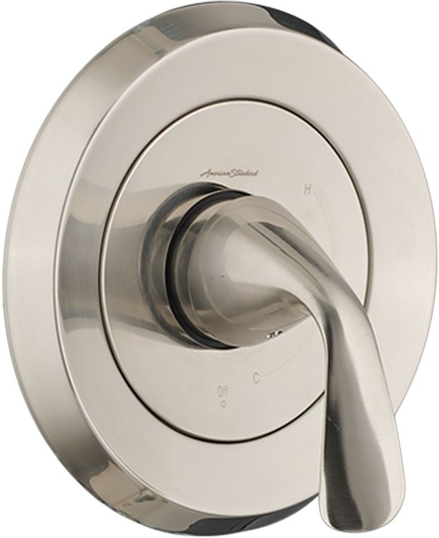 American Standard Fluent® Brushed Nickel Shower Valve Only Trim Kit with Pressure Balance Cartridge-0