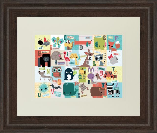 Classy Living Julian Phillips Animal Abc Wall Art-0