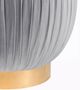 TOV Furniture Tulip Grey Velvet Ottoman-1