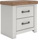 Benchcraft® Savonport Brown/White Nightstand-0