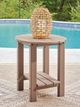 Signature Design by Ashley® Grover Beach Driftwood Wooden Outdoor End Table-1
