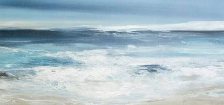 Stylecraft Blue/Light Blue/White Wall Art-1