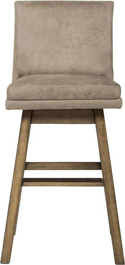 Signature Design by Ashley® Tallenger Tall Beige Upholstered Swivel Bar Stool -1