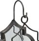 A & B Home Aegean Matte Black Wall Candle Holder-4