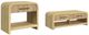 Elements International Ridgemont 2-Piece Natural Occasional Table Set-0