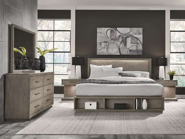 Aspenhome® Platinum Gray Linen Dresser-3