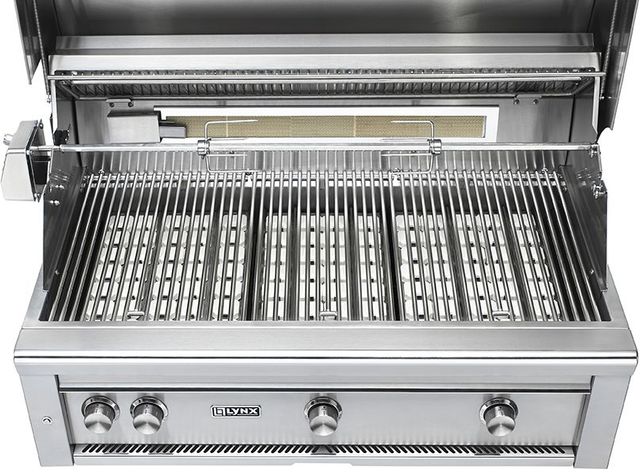 LYNX® Professional 3-Burner Stainless Steel Built-In Natural Gas Grill with 1 Trident Infrared Burner, 2 Ceramic Burners and Rotisserie-3