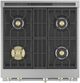 Monogram® Statement Collection 30" Stainless Steel Pro Style Dual Fuel Range-3