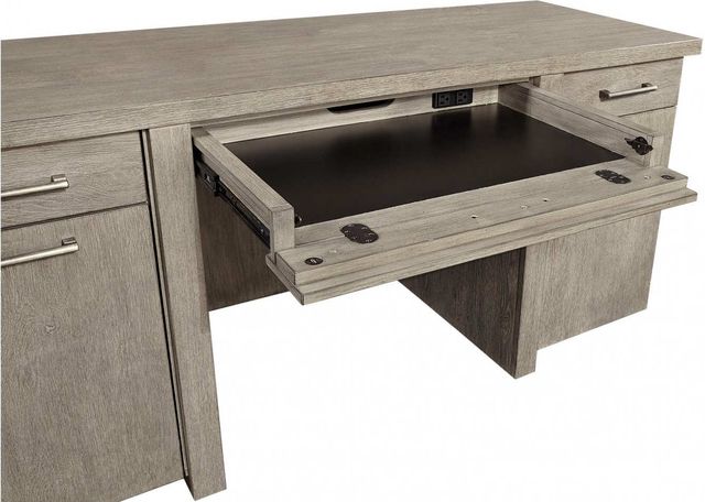 Aspenhome® Platinum Gray Linen Credenza-2