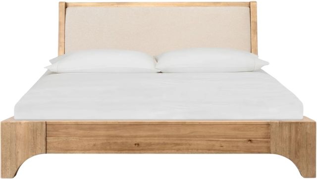 Modus Furniture Brentwood Brioche King Upholstered Panel Bed-3
