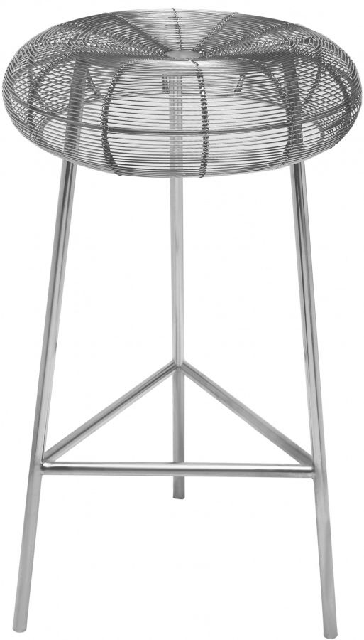 Meridian Furniture Tuscany Silver Counter Stool-1