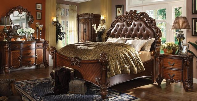 ACME Furniture Vendome Cherry Queen Panel Bed-1