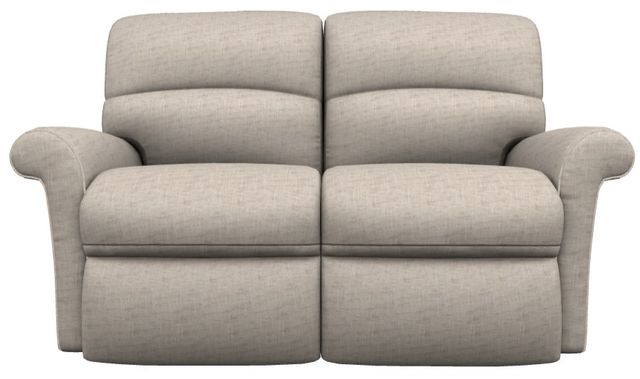 La-Z-Boy® Robin Taupe Power Reclining Loveseat with Headrest and Lumbar-1