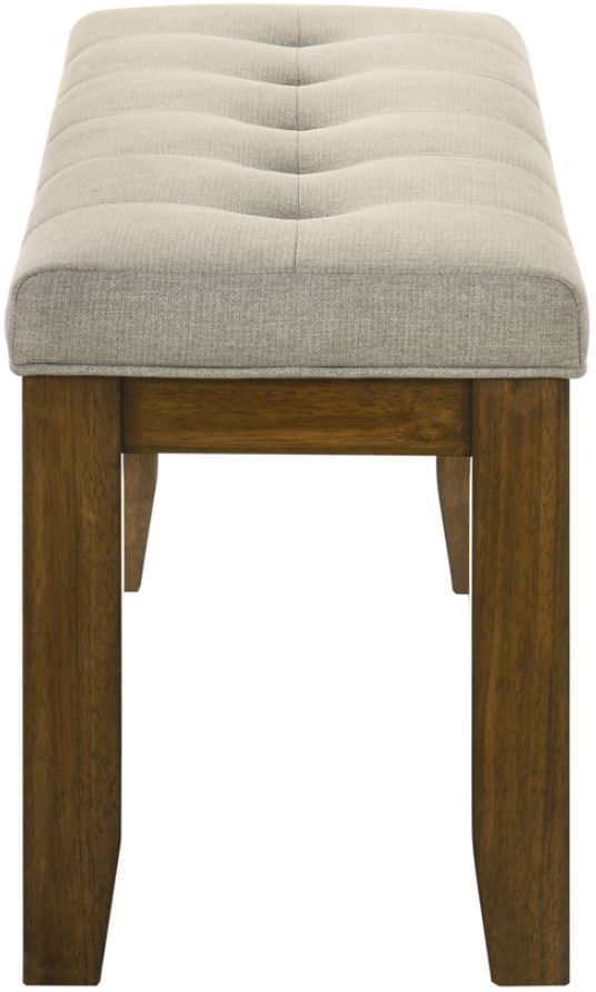 Crown Mark Hollister Beige/Brown Dining Bench-3