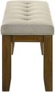 Crown Mark Hollister Beige/Brown Dining Bench-3