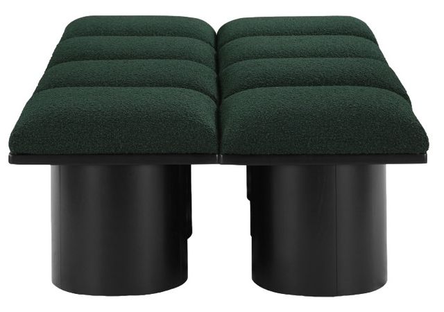 Meridian Furniture Pavilion 8-Piece Green/Black 72" Modular Bench Set-3