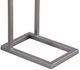 Bassett Mirror Evelyn Cast Glass Top Accent Table with Nickel Base-4