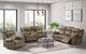Elements International Sorrento 3-Piece Brown Living Room Seating Set-4
