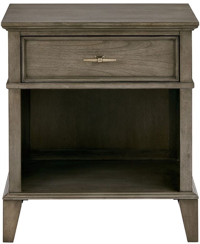 Olliix by Madison Park Signature Reclaimed Grey Yardley Nightstand-1