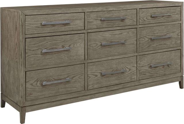 Signature Design by Ashley® Chrestner 5-Piece Gray Queen Panel Bed Set-2