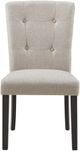 Elements International Lexi Taupe Dining Side Chair-1