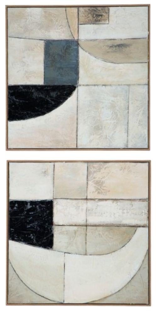 Signature Design by Ashley® Bexlen 2-Piece Tan/Taupe/Black Wall Art Set-3