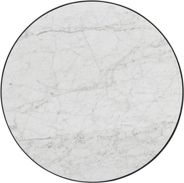 Signature Design by Ashley® Windron White End Table with Black Metal Base-3