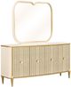 Michael Amini® Scotts Square Light Champagne Sideboard with Mirror-0