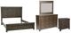 Liberty Furniture Thornwood Hills 4-Piece Rock Beaten Brown King Panel Bedroom Set-0