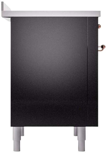 Ilve® Nostalgie II Series 36" Glossy Black Pro Style Induction Range-3