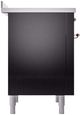 Ilve® Nostalgie II Series 36" Glossy Black Pro Style Induction Range-3