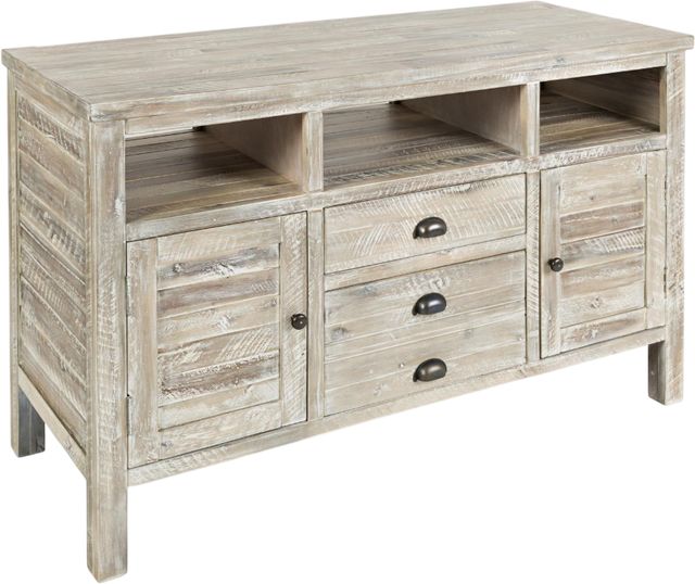Jofran Inc. Artisan's Craft Washed Gray 50" Media Console-0