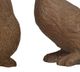 A & B Home 2-Piece Brown Morning Song Bird Figurine Set-1