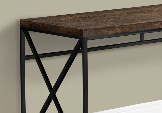 Monarch Specialties Inc. Brown Reclaimed Wood 48" Computer Desk-1