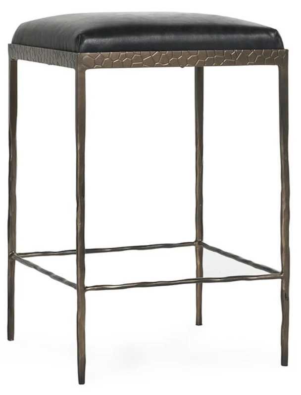 Classic Home Bose Bronze/Onyx Black 26" Counter Stool-0