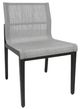 CabanaCoast® Customizable Arcade Aluminum/Batyline® Sling Outdoor Dining Side Chair-0