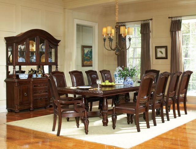 Steve Silver Co. Antoinette Brown Cherry Side Chair-1
